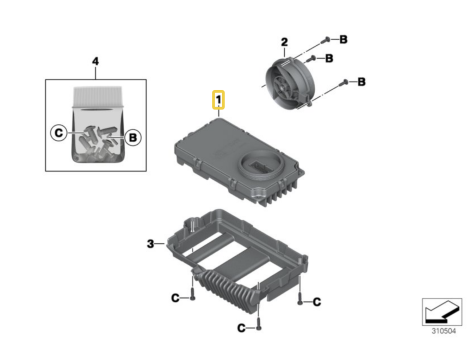 NOWY OE MODUŁ LED STEROWNIK ZKW COTINENTAL BMW K50 K51 R1200GS , R1250GS 63128528758 - 4